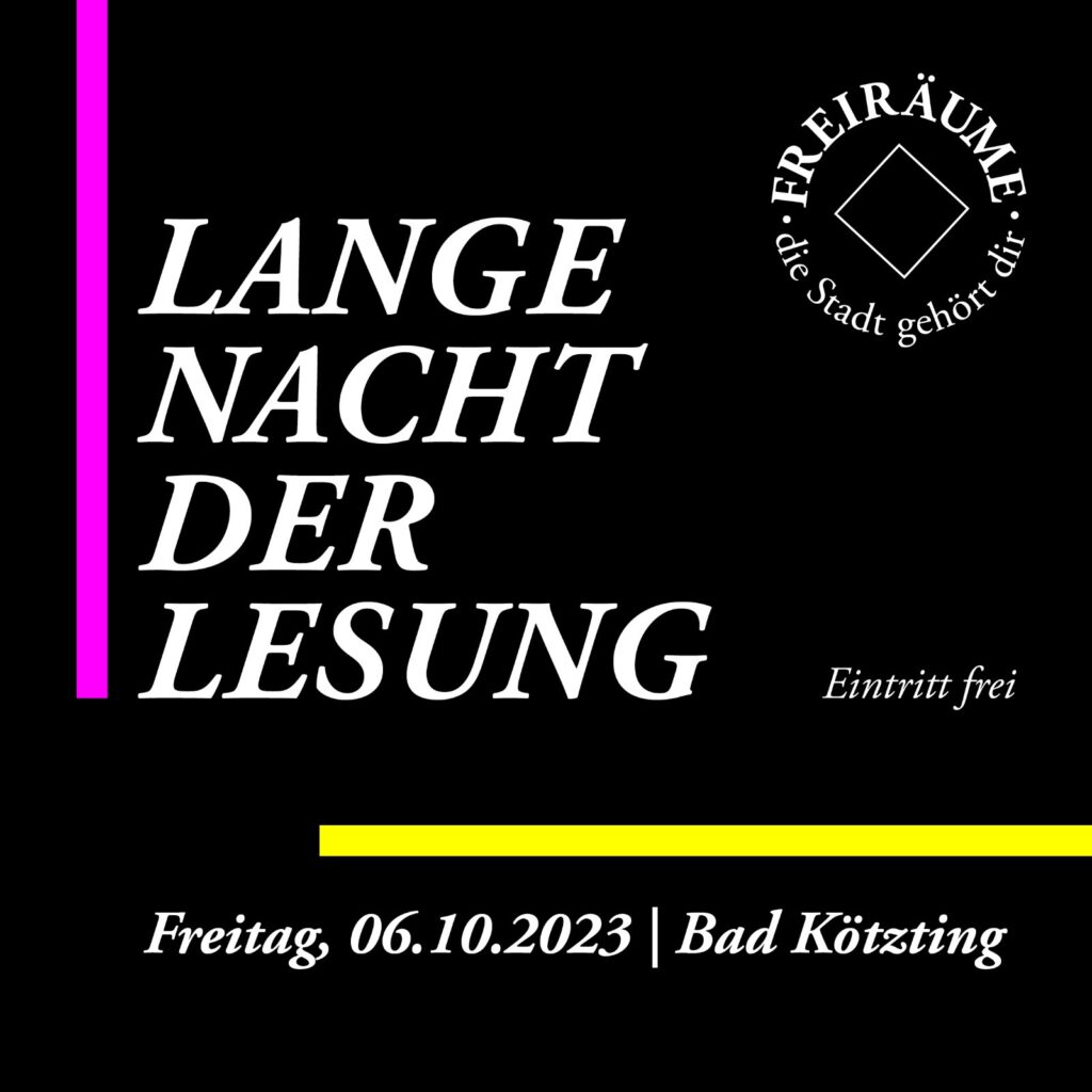 Lange Nacht der Lesung - Einladung