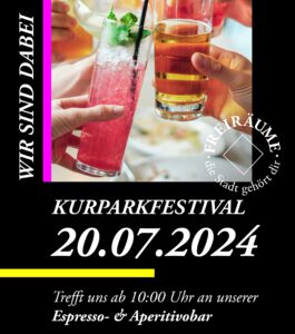 Kurpark-Festival 2024 Einladung